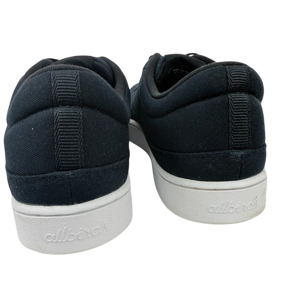 Allbirds Canvas Pacer Mens Size 11 Black Organic Cotton Sneakers Shoes - Picture 8 of 11